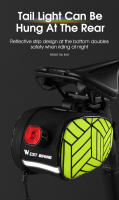 WEST BIKING-bolsa reflectante para SILLÍN de ciclismo, bolsa de malla interior con bolsillo para marco, soporte de liberación rápida para bicicleta de montaña y carretera - details 10