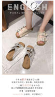 Hebilla retro con zapatillas de plataforma casuales sandalias para uso exterior - details 0