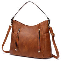 Bolso de mano de gran capacidad de cuero suave Bolso de hombro de moda Bolso bandolera Bolso femenino - details 3