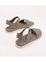 Sandalias de velcro cómodas y antideslizantes con suela suave para mujer, novedad de verano 2025, zapatos de playa de viaje de moda con suela plana para mujer - details 11