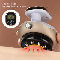 Masajeador eléctrico con ventosas para quemar grasa corporal, dispositivo de masaje de Guasha, adelgazante, EMS, microcorriente, IR, fisioterapia, raspado al vacío - details 1