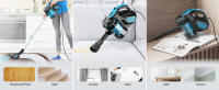 Aspiradora de Alta Eficiencia INSE I5 600W, 18kPa, Sin Bolsa, 1000ml Recipiente de Polvo, Cable de 6m, Filtración Ciclónica Súper Eficiente - details 3