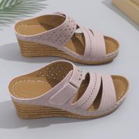 Zapatillas de tacón de cuña de verano para mujer - details 1