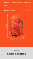 Profesional multifuncional Ultra ligero deportes al aire libre montañismo senderismo Camping hombres y mujeres 40 litros gran capacidad mochila - details 9