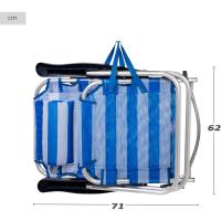 Pack de 2 sillas Plegables multiposición para Playa, jardín, terraza o Camping, 5 Posiciones Diferentes, Medidas 48x46x84 cm, Altura 21 cm, Reforzadas, Incluye asa de Transporte (85479) - details 25