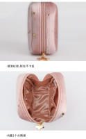 Bolsa de pañuelos sanitarios estilo japonés Mini lindo portátil exquisito bolso de maquillaje de terciopelo - details 15