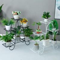Soporte planta 6 niveles interiores y exteriores, estante macetas múltiples plantas, soporte planta metal blanco patio - details 7