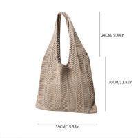 Bolsos de hombro Bolsos de mano de ganchillo para mujer Bolso de mano Bolso de viaje de playa Bolso de compras de gran capacidad - details 15