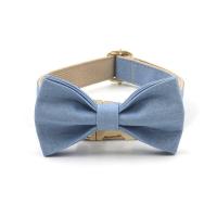Perro vaquero azul claro con nombre, Correa de collar personalizada perros pequeños, medianos y grandes, par, arnés para perros y niñas - details 4