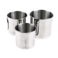 Taza con asa plegable de acero inoxidable, armas de fuego portátiles, taza para acampar al aire libre, accesorios VIE para el hogar, 1 pieza. - details 11