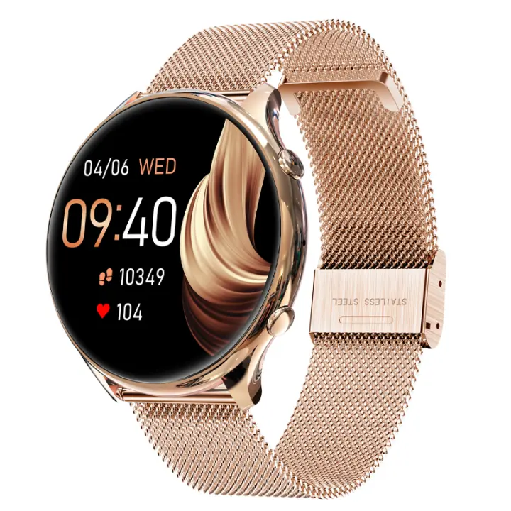 Reloj Inteligente 2024 Nuevo Función HD Llamada Modo Deportivo +120 para Android ios Regalo para Mujeres Ritmo Cardíaco Presión Arterial Reloj Inteligente para Damas Marca - 1