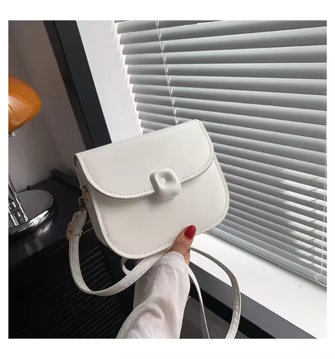 Bolso pequeño con estilo para mujer, bandolera pequeña con textura, cuadrado, a la moda, con personalidad, otoño, 2025 - 1