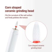 Pluma perforadora eléctrica, kit de pulido portátil recargable con 6 cabezales de pulido, máquina pulidora profesional para decoración de uñas - details 5