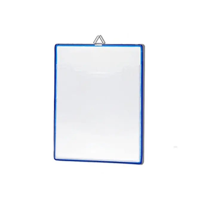 Organizador de recibos A4 portátil para colgar en la pared, bolsa de almacenamiento de documentos resistente al agua con gancho, carpeta de archivos de plástico para estudiantes - 1