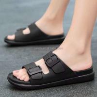Nuevas ventas de sandalias planas 2025 para adultos con diamantes de imitación de PVC ligeras de alta calidad para hombres y mujeres a bajo precio - details 8