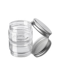 Frascos de almacenamiento de piezas, recipientes vacíos de aluminio transparente para cosméticos, botella de viaje, tarro de plástico transparente redondo, bote de muestra para crema facial, 10 Uds. - details 5