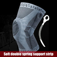 Soporte de compresión para rodilla, Protector de rótula, almohadilla de silicona para piernas, deporte, ciclismo, correr, baloncesto y fútbol, 1 par - details 2