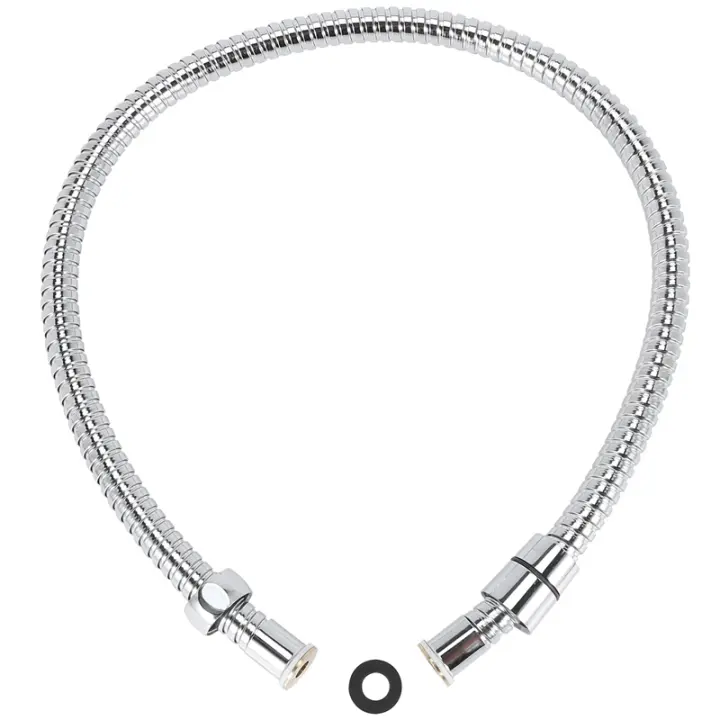 Manguera de ducha de agua para baño, manguera Flexible de acero inoxidable de 80 cm - 1