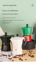 Máquina de espresso y café en la estufa, café italiano y cubano, estufa de gas disponible, 1-14 tazas de café - details 1
