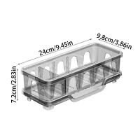 Partición desmontable para fregadero de cocina, estante de esponja de secado rápido, a prueba de humedad, autodrenante, organizador para fregadero de cocina - details 0
