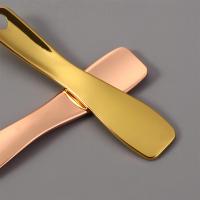 Mini cucharas cosméticas de Metal y Zinc para cara y cuerpo, cuchara para crema y máscara de maquillaje, espátula cosmética, cuchara curva - details 4