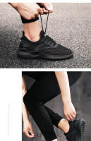 Zapatillas de moda para hombre Zapatillas de malla transpirables Color sólido Casual Cien Zapatos para correr - details 13