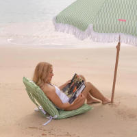 Tumbona plegable, silla de playa plegable reclinable, tumbona mochila, silla plegable ligera, respaldo de playa, 5 posiciones, silla de playa - details 7