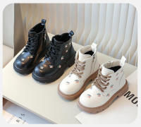 Botas de cuero bordadas para niños y niñas, botines de princesa versátiles, diseño a la moda, otoño - details 3