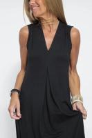 Camiseta larga de verano V- w para mujer - details 6