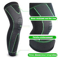 1/2Pcs Full Leg Sleeves Long Leg Compression Sleeve Knee Support Brace for Man Women Sports Cycling Basketball Soccer Arthritis - details 14