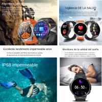Reloj inteligente para hombre con pantalla IPS, llamada Bluetooth, linterna, frecuencia cardíaca, oxígeno en sangre - details 2