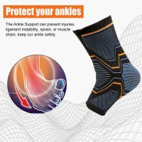 1Pair Sports Ankle Brace Foot Support Compression Sleeves Ankle Stabilizer for Fasciitis, Sprained, Foot Joint Protector - details 3