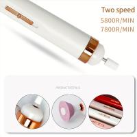Máquina De Taladro Eléctrico Recargable con 5 Juegos De Brocas, Herramienta Pequeña Para Quitar Uñas, Kit De Taladro - details 9