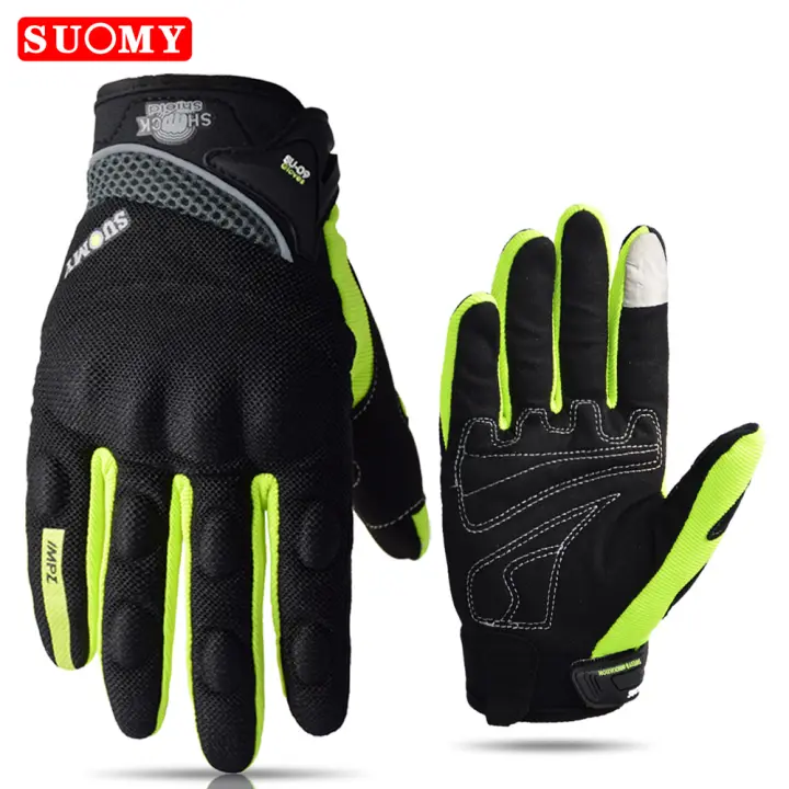 Guantes de Moto Transpirables de Verano Suomy Resistentes al Desgaste, Guantes de Bicicleta con Pantalla Táctil - 1