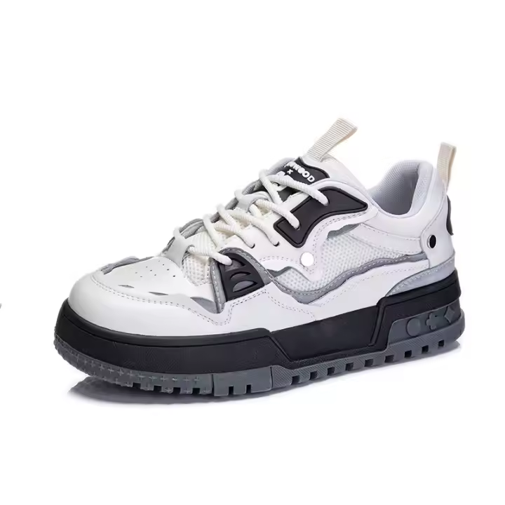 Zapatos pequeños blancos para mujer, estilo deportivo, con plataforma, a la moda, informales, color Patchwork, nuevo, 2024 - 1
