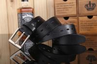 Cinturones de diseñador para hombre, piel de vaca auténtica de alta calidad, color marrón, de lujo,talla grande, 100% grano real - details 8