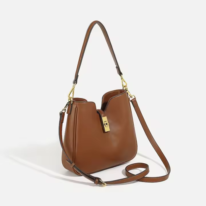 Bolso tote de gran capacidad para mujer, nuevo, de alta gama, para viajes diarios, bolso de hombro de moda, bolso de color sólido, tendencia. - 1