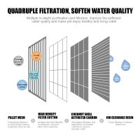 Els-fuente de agua automática para mascotas, tazón grande para beber, filtro automático para beber fresco, capacidad de 2.5L - details 0
