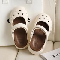 Zapatillas antideslizantes de EVA de verano para mujer, sandalias informales con agujeros para jardín, zapatos de suela suave para mujer, zapatos de bomba para interiores y exteriores para el hogar - details 8