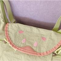 Bolso de hombro de nailon de estilo coreano informal, bolso bonito con forma de fruta, bolso cruzado, bolso de mano ligero, bolso mensajero de tela para estudiante - details 15
