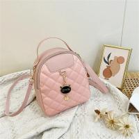 Mochila pequeña Fashiona para mujer y niña, bolso de hombro de PU con rejillas, mini mochilas escolares sual - details 5