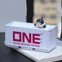 8 unids/set Mini contenedor modelo Mini caja de almacenamiento de hierro decoración creativa recoger artículos pequeños caja de almacenamiento en miniatura de escritorio regalos - details 10