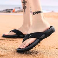 Chanclas antideslizantes para hombre, sandalias negras, ligeras y cómodas - details 7