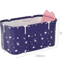 Cubo de baño plegable rectangular para adulto, cubo de baño de cuerpo completo - details 0