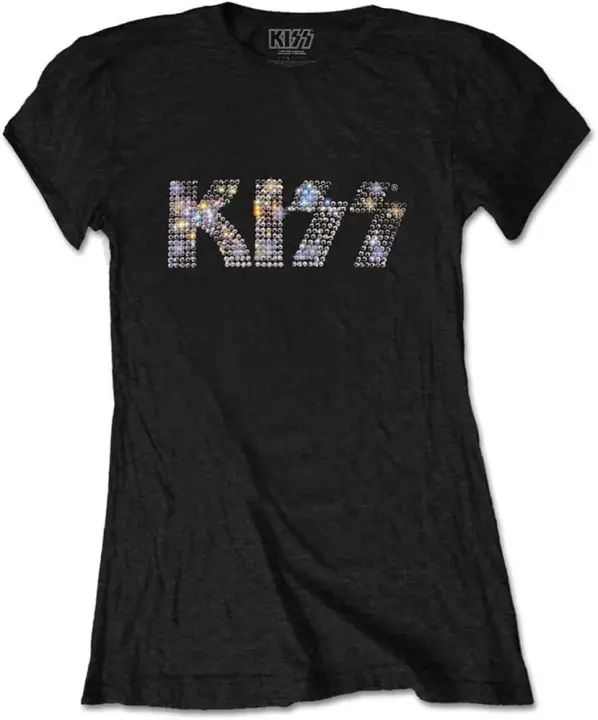 Camiseta ajustada con Logo de Diamante KISS - 1