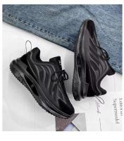 Deportes informales de alta calidad para hombre con parte superior de malla transpirable, suela elástica, zapatos cómodos para caminar, zapatos de gran tamaño para el verano - details 10