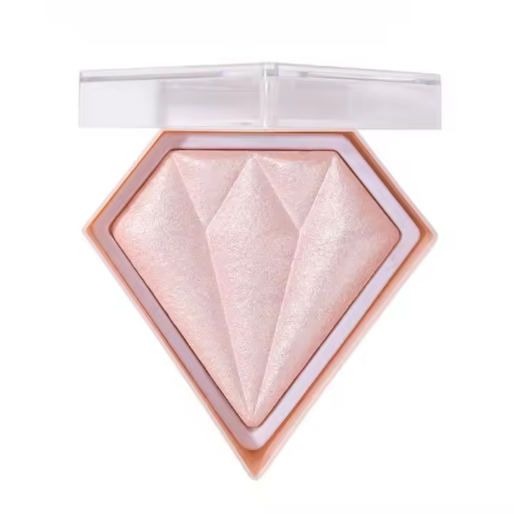 Paleta de iluminador facial de alto brillo, brillo de perlas, polvo horneado suave, resaltador brillante duradero - 1
