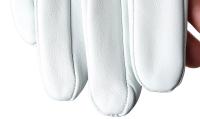 Guantes de piel de oveja para mujer, manoplas cortas de terciopelo fino para pantalla táctil, de cuero, de buena calidad, para invierno, 2226 - details 61