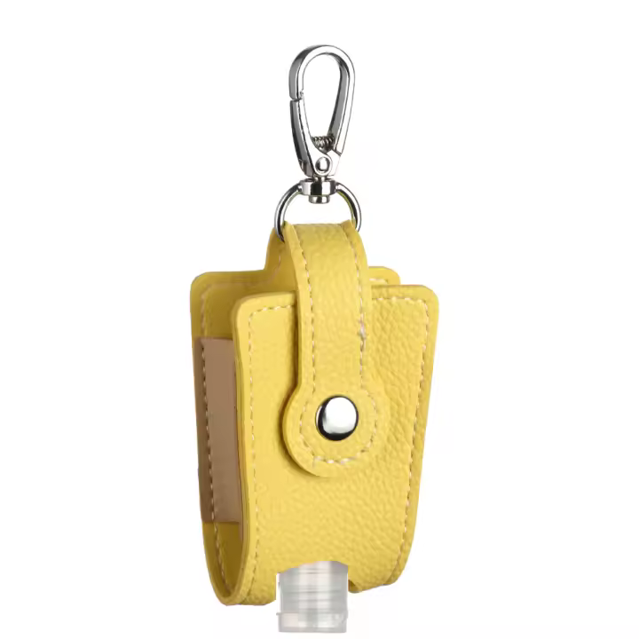 Tapa para artículos de tocador líquidos, contenedores rellenables, botella de viaje con llavero, botellas rellenables, botella desinfectante para manos - 1