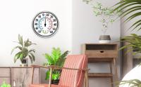 Termómetro grande para exteriores con números grandes, higrómetro de pared decorativo para el hogar, estación meteorológica de jardín, 30CM - details 8